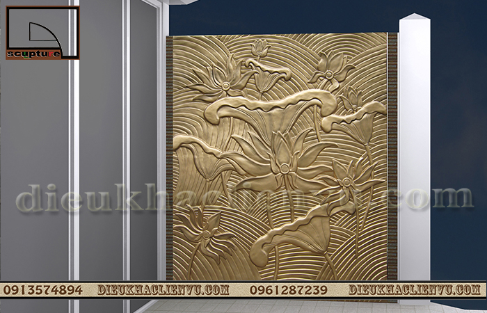 Tạo Điểm Nhấn Nghệ Thuật Trong Nhà Với Phù Điêu Hoa Lá